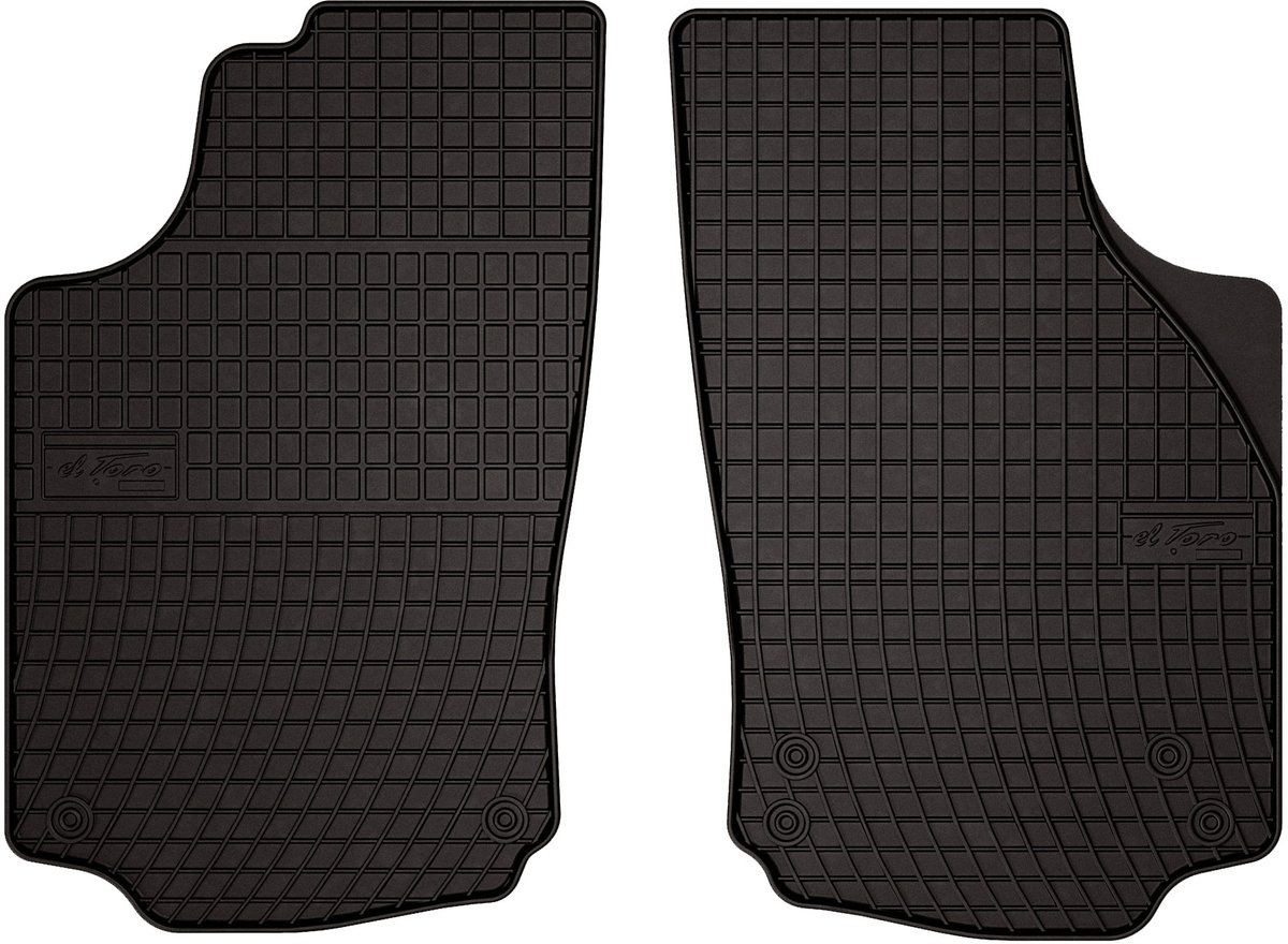 Wielganizator SolidPRO Serie - Rubber Auto Vloermatten - Opel Corsa C - Op Maat - Zwart