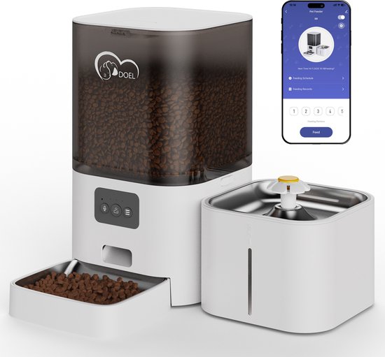 Chengdu DOEL Automatische Kattenvoeder- en Waterdispenser - Chengdu Tops Technology Co.,Ltd. - €91,99