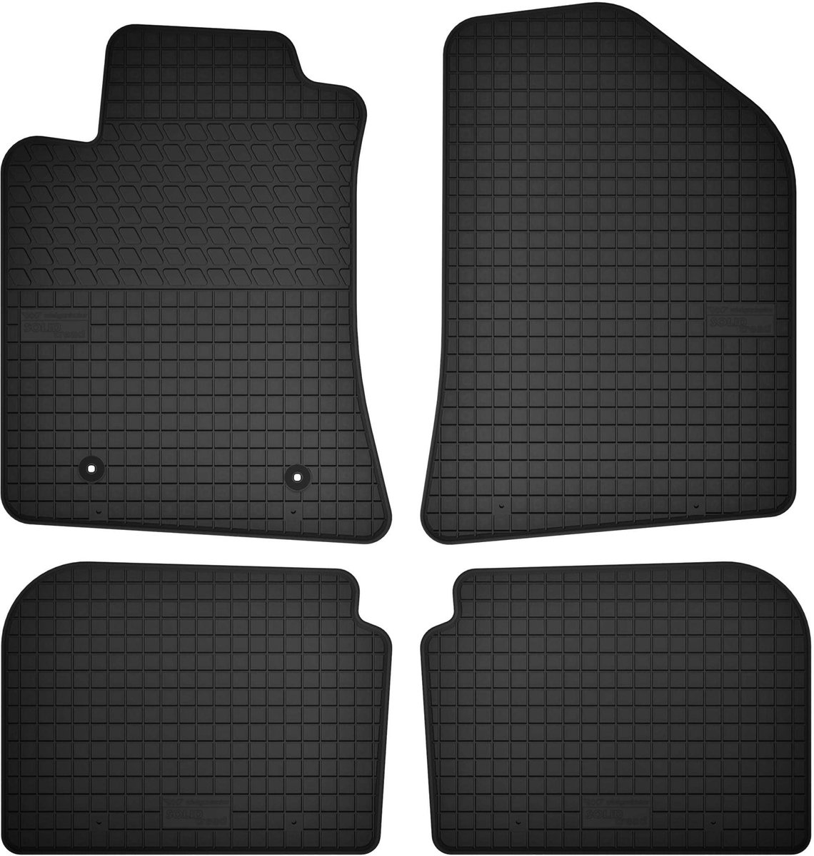Wielganizator SolidTread Serie - Rubber Automatten - Toyota Avensis II T25 - Perfecte Pasvorm - Zwart