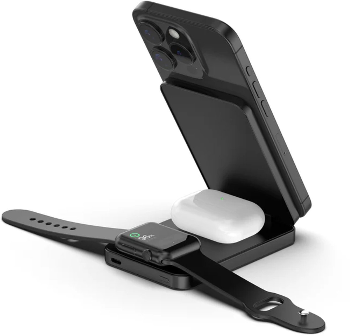 DECODED 4-in-1 Magnetische Powerbank 8.000mAh Zwart - DECODED - €89,99