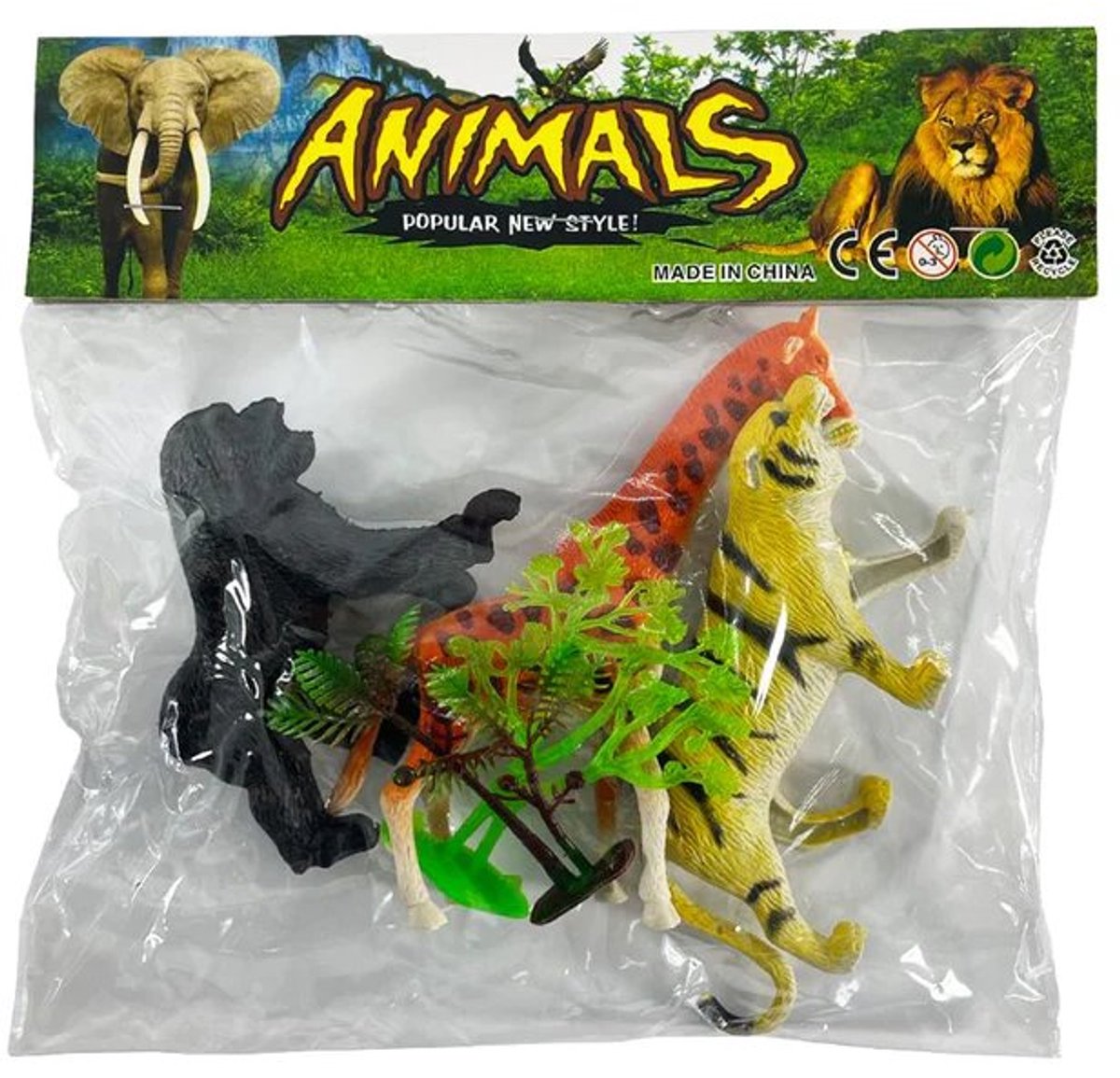 speelgoed dieren, Zak met dieren, Wilde dieren, Animals , Zak met speelgoeddieren uit het wild