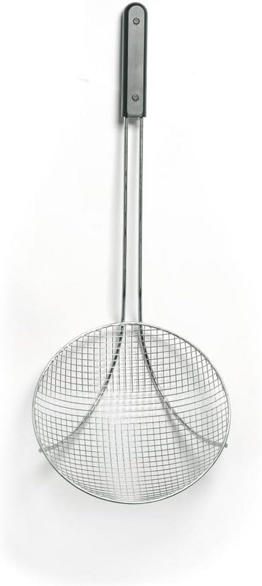 Frituurlepel met Diepe Schep - Lichtgrijs - Ø260 mm