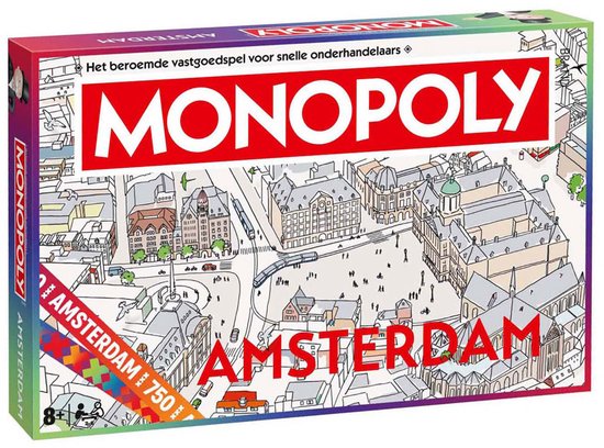 Monopoly Amsterdam 750 Jaar- speciale editie - NL