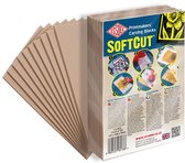Impression en Bloc Baren, Poignée Confortable Baren Outil de Gravure Outils d'Impression en Bloc de Linoléum Polyvalents pour la Peinture Fournitures d'Artisanat d'Art de Bricolage (Noir
