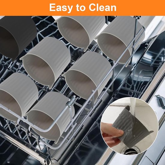 12 Stuks Herbruikbare Siliconen Muffinvormen voor Airfryer, Perfect voor Muffins, Taarten en Eieren van Merkloos — afbeelding 5