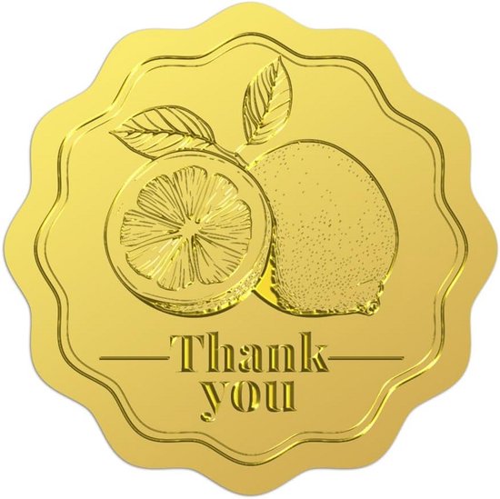 100x-gouden-bedankt-stickers-met-citroenmotief-embossed-zegels-voor