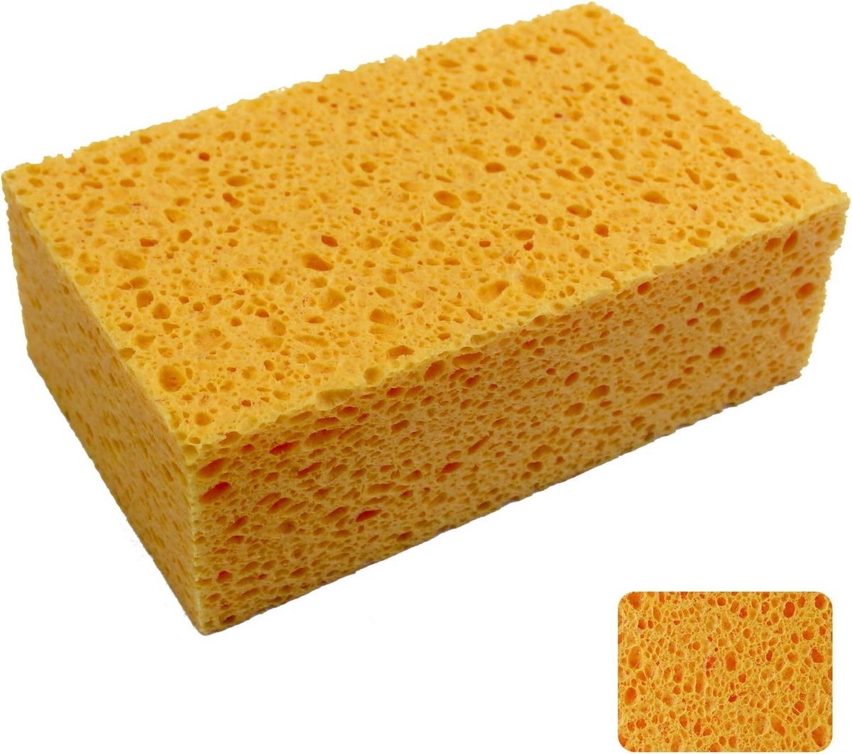 Extra Dikke Sponzen - 19 x 11 x 5 cm - Grote Sponzen - Afwassponzen - Natuurlijke Sponzen - Autowasspons