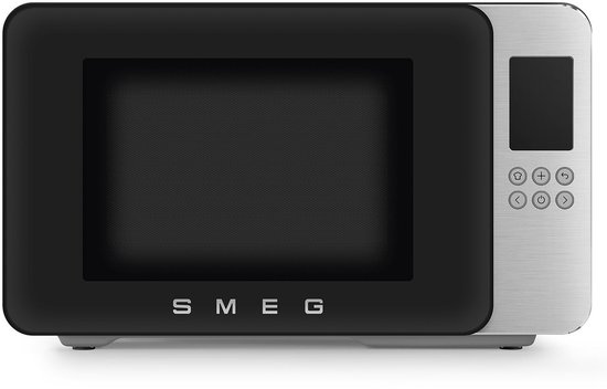 SMEG MOC01BLMEU - Magnetron met grill - Soft-close - 1900W - Inverter technologie - 29L - Mat Zwart