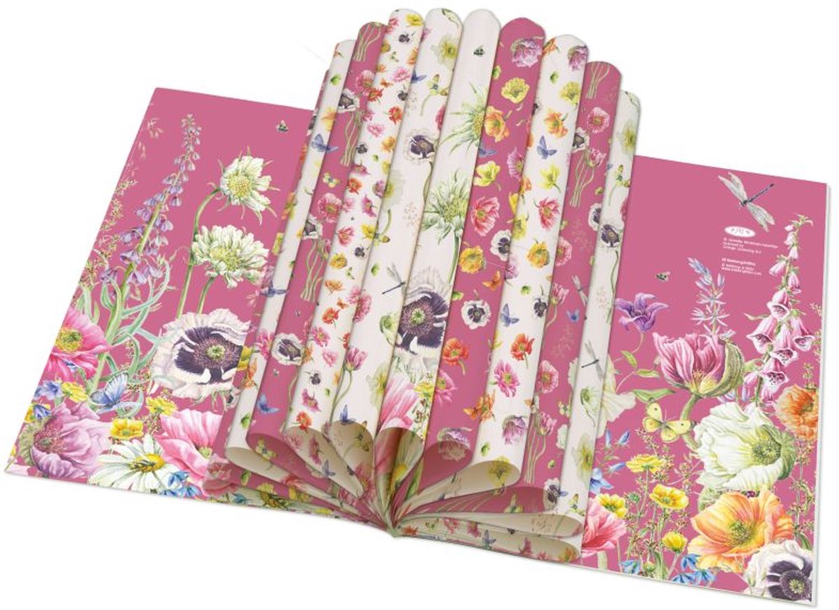 Cadeaupapier: Wild Flower Field, Janneke Brinkman-Salentijn