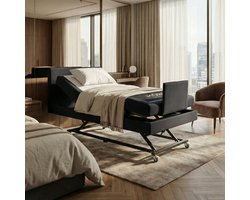 Mörgenn Elektrisch Verstelbaar Hooglaag Bed Robuusto - Antraciet - 120x200