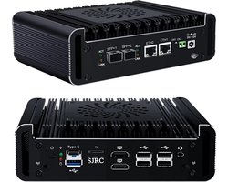 Krachtige Mini PC Firewall met 12e Gen N100, 2x 10Gb SFP+ en 2x 2.5Gb LAN