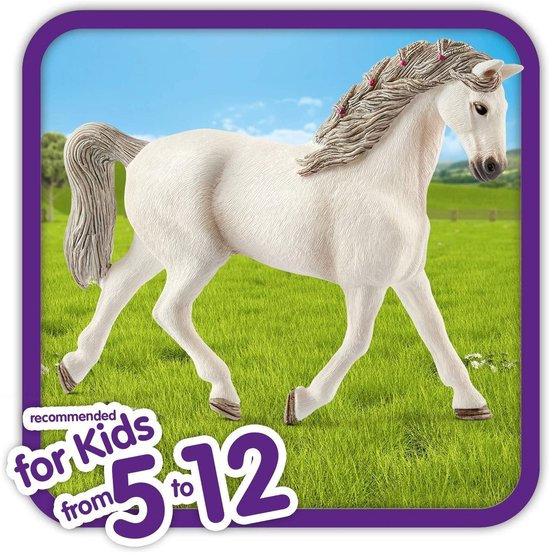 Schleich Horse Club Lipizzaner Yegua – Figura De Caballo Realista 72180 Exclusive, Juguete Coleccionable Pintado A Mano Figura Caballo Lipizzano Schleich Horse Club Lipizzaner Yegua – Figura De Caballo Realista 72180 Exclusive, Juguete Coleccionable Pintado A Mano Figura Caballo Lipizzano