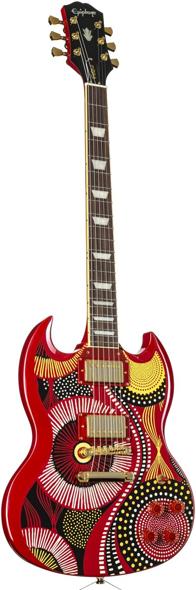 Epiphone Fatoumata Diawara SG Ember Red - Double Cut modellen