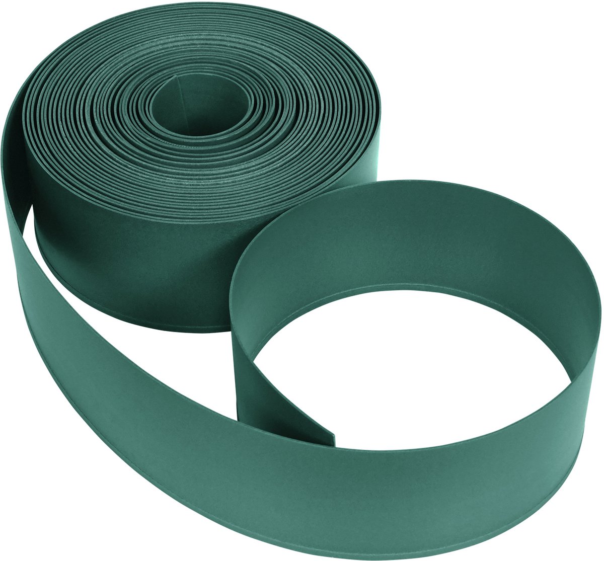 Aufun Gazonranden Tuin Rand 20m - Flexibele Kunststof Perkomranding - Maaikant En Borderomranding voor Tuin - Groen - 12cm hoog