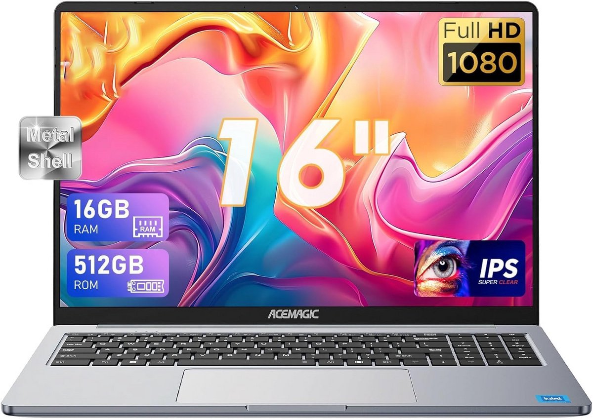 Krachtige 16GB Laptop - Ideaal voor Werk en Studie