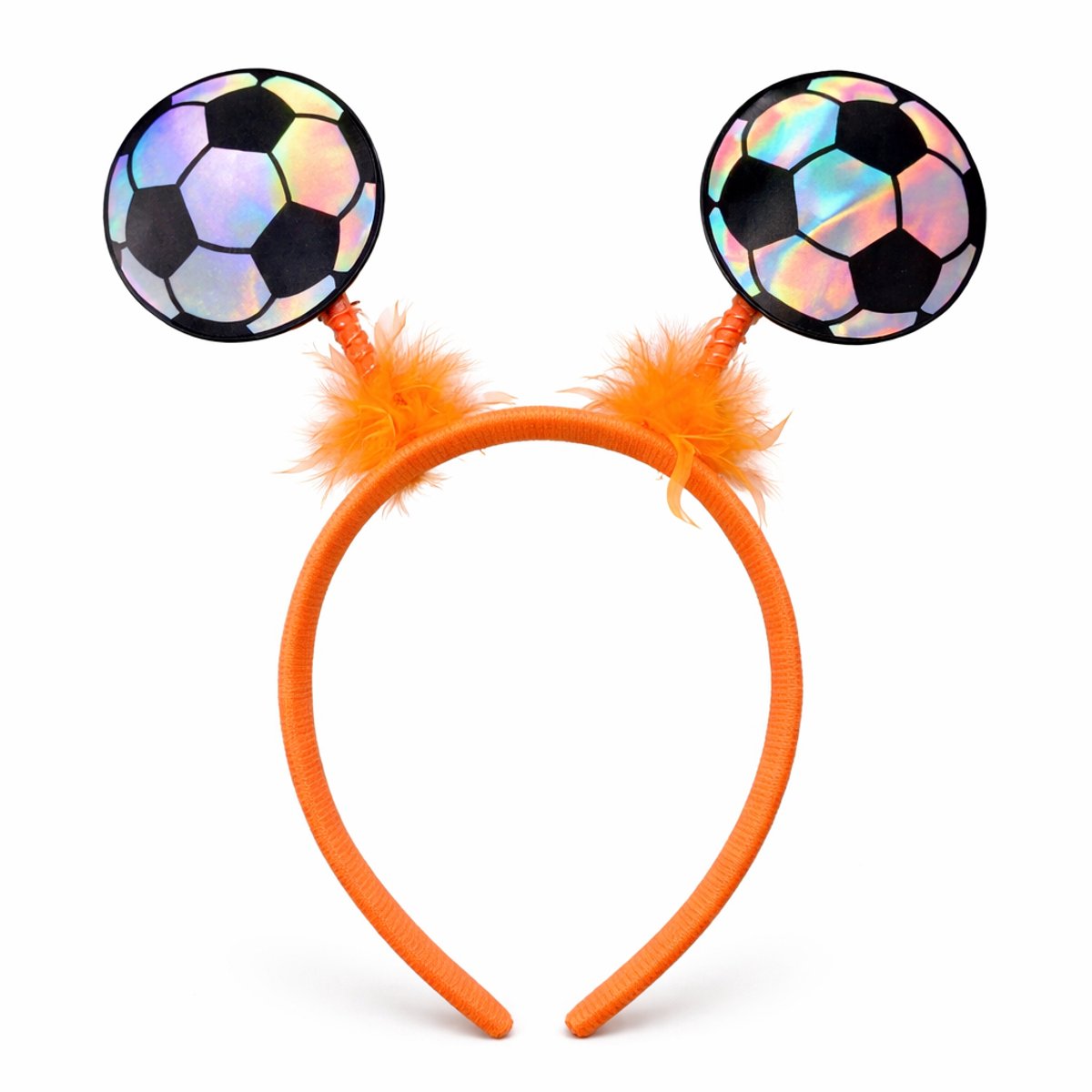 Oranje Voetbal Diadeem – Unisex One Size – EK/WK Supporters & Koningsdag – Feestaccessoire