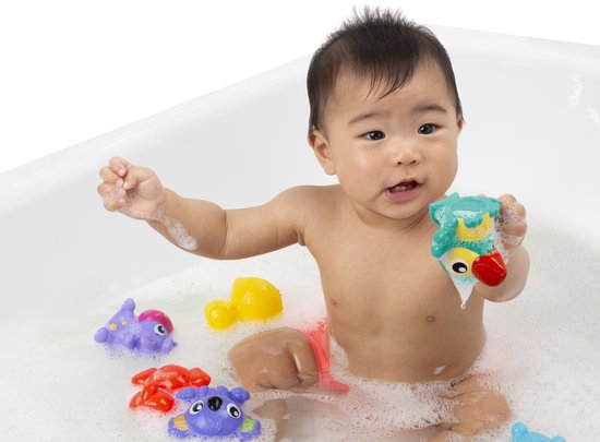Playgro Badspeelgoed - First Fun Floaties - 8 Stuks- Volledig afgesloten - Baby Speelgoed - baby speelgoed- badspeelgoed - speelgoed baby - badspeeltjes - waterspeelgoed- baby speelgoed 6 maanden Schimmelvrij van Merkloos — afbeelding 5