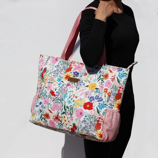 Eva strandtas, waterdichte lichtgewicht dames oversized tas