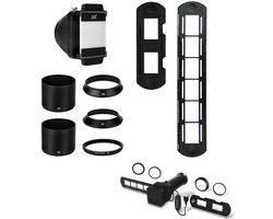 DreamGoods Camera Adapter Set - Negatiefscanner - Digitaal maken oude foto's - 46-67mm - Negatieven scanner - Diascanner - Negatief scanner - Filmscanner - Camera Adapter set - Digiscoping - Dia scanner