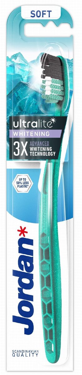 Jordan Ultralite Whitening – Handtandenborstel – Soft – Whitening – 1 stuk