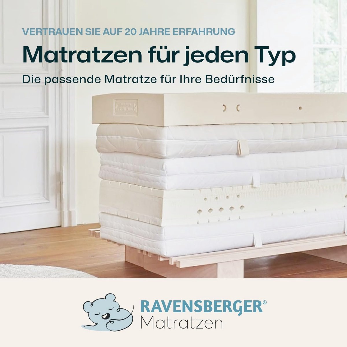 Boxspringbed 140x200 cm met Visco Topper & 7-Zone Pocketvering Matras – Hotelbed met Luxe Hoofdbord & Hoge Instap – Pauwhome