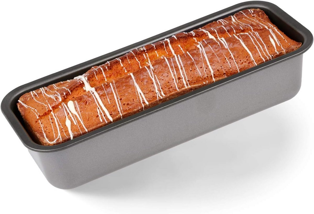 Anti-aanbak bakvorm in antraciet metallic kleur