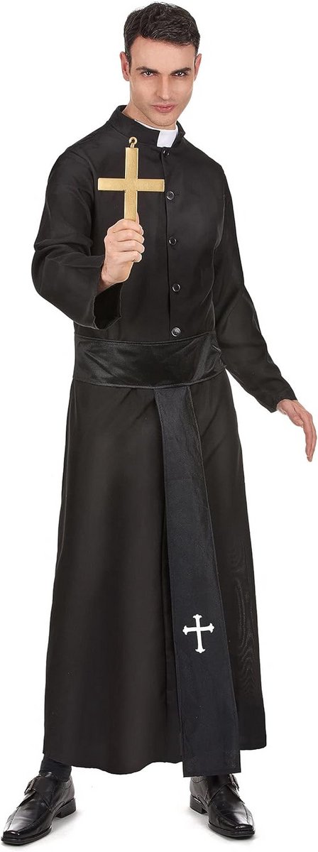 Priester Kostuum voor Heren - Compleet Verkleedkostuum