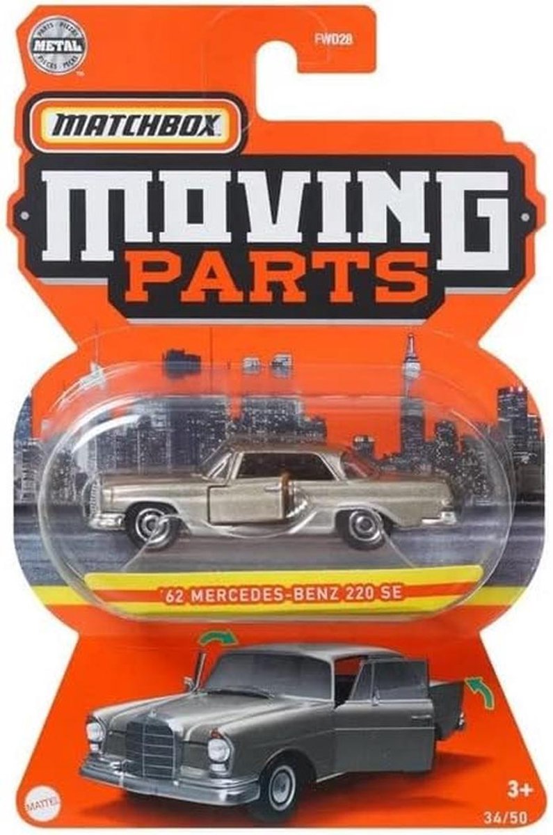 Klassieke Oldtimer Modelauto Schaalgrootte 1:64