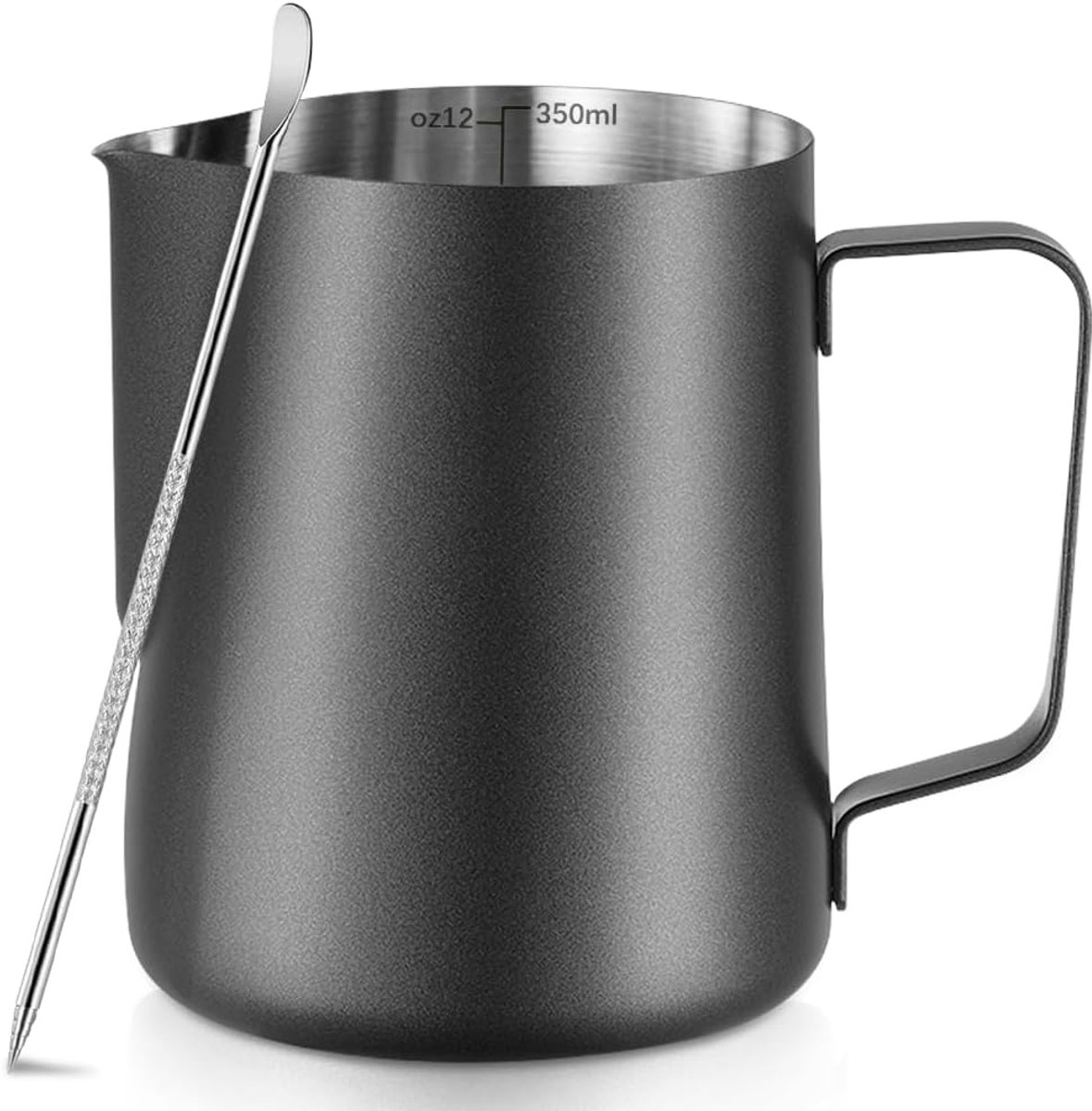 Roestvrijstalen Melkkruik 350 ml - Perfect voor Cappuccino en Espresso