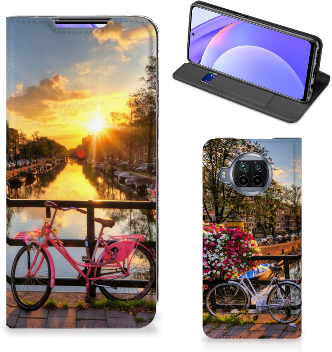Xiaomi Mi 10T Lite Book Cover Amsterdamse Grachten
