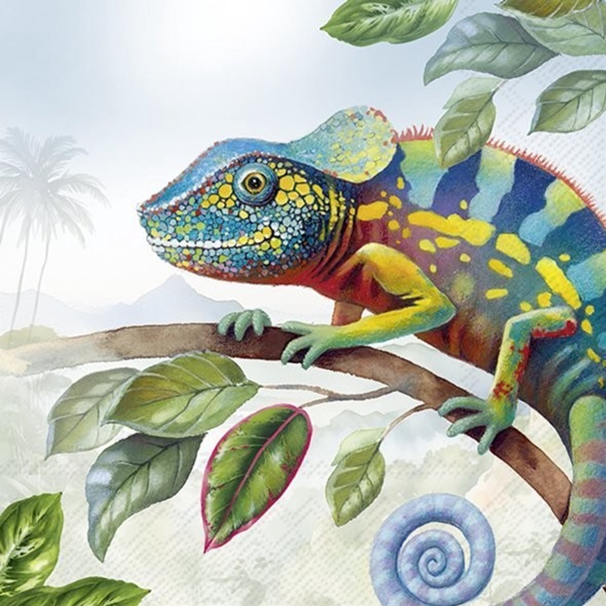 IHR - Lunch servetten - Exotic Chameleon