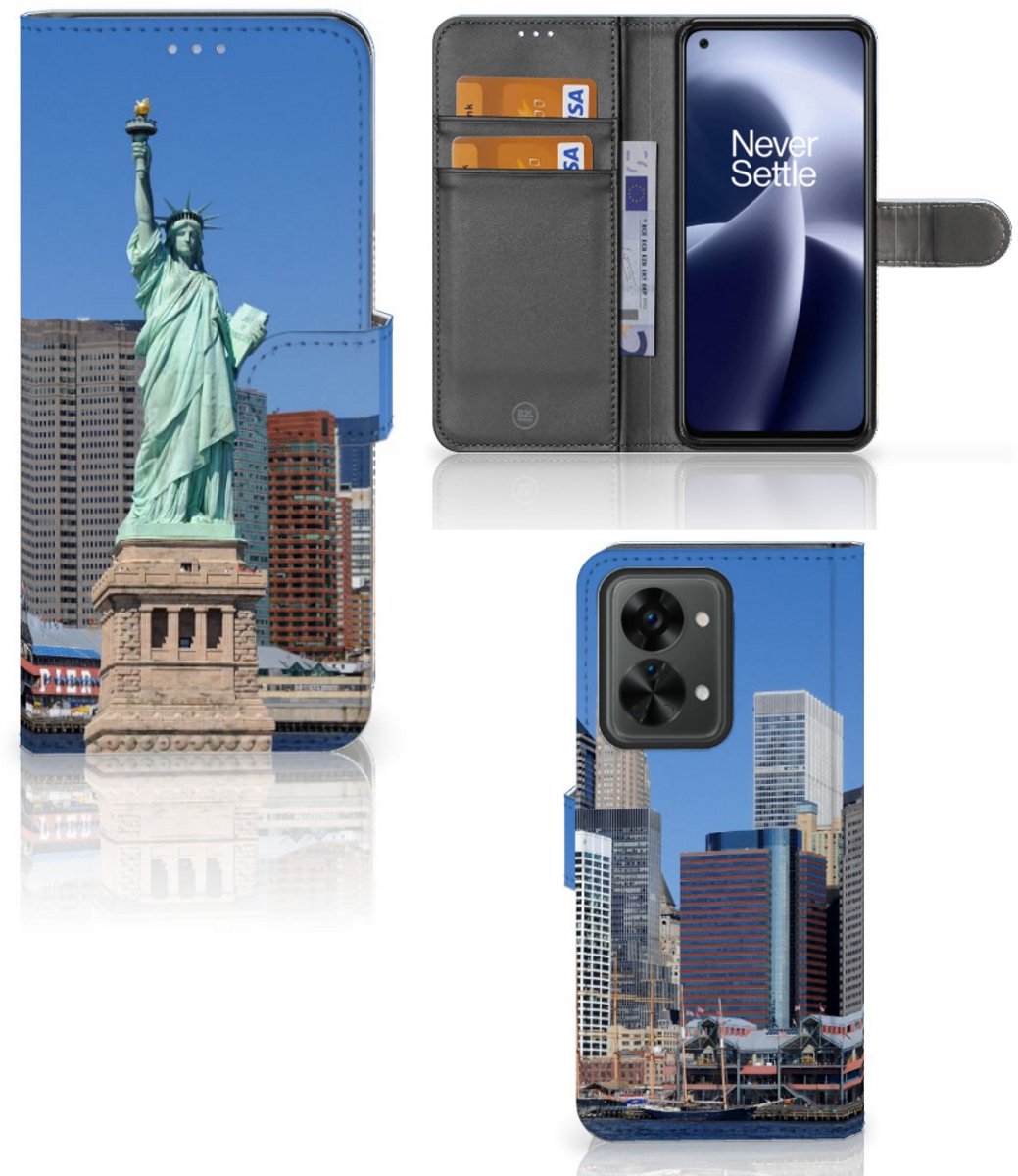 OnePlus Nord 2T Flip Cover Vrijheidsbeeld