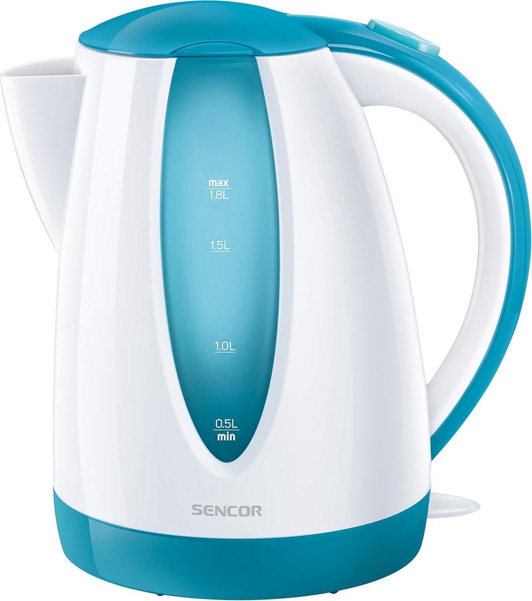 Waterkoker 1,8 liter met dubbelzijdige niveau-indicator en veiligheidssysteem
