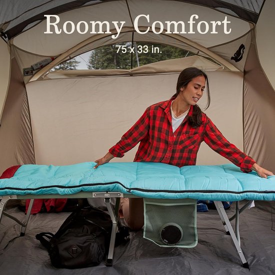 Slaapzak van 100% gerecycled materiaal voor koel weer, perfecte campingslaapzak voor volwassenen van Merkloos — afbeelding 2