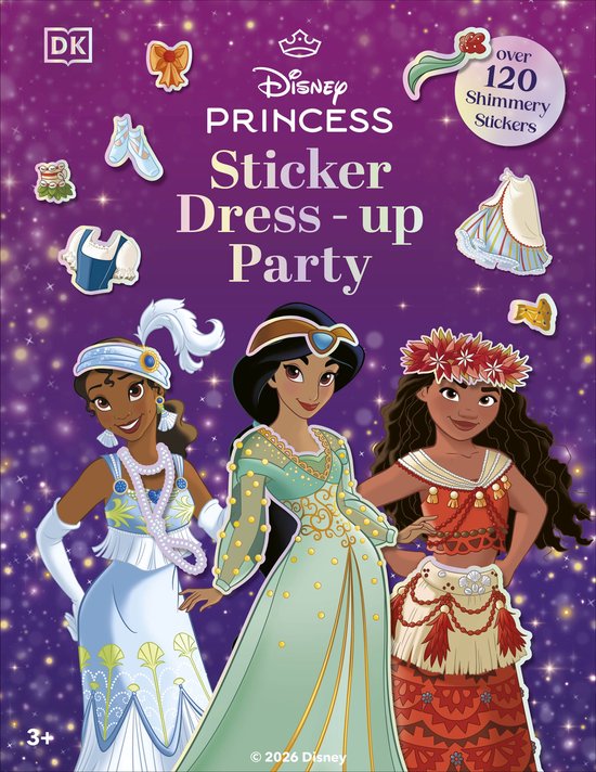 Disney Princess Sticker Dress-up Party - cover