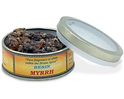 Myrrh wierookhars - mirre - wierookkorrels - 60 gram - 1 blikje
