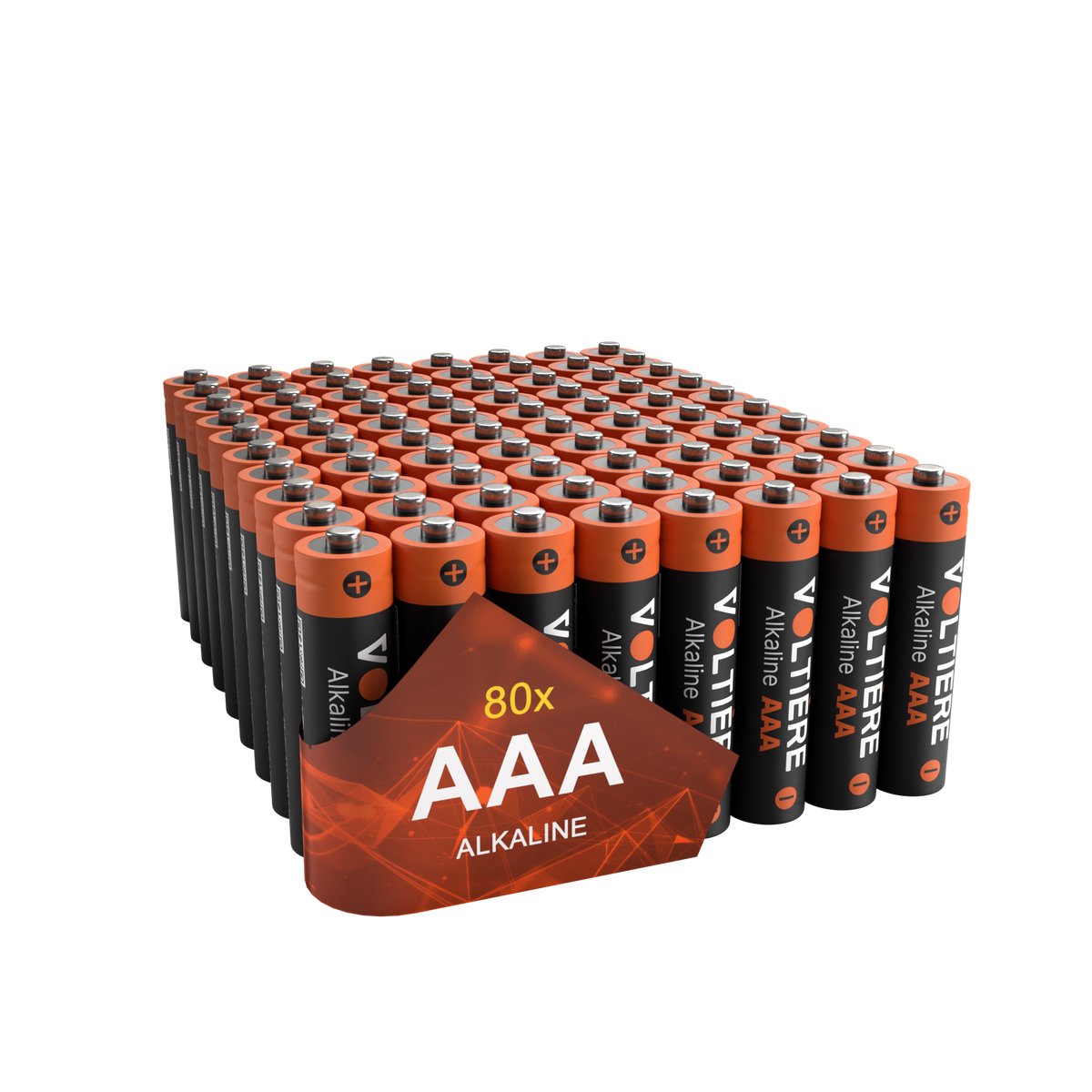 Voltière Alkaline AAA Batterijen - 80 Stuks - LR03 1.5V Batterijen AAA