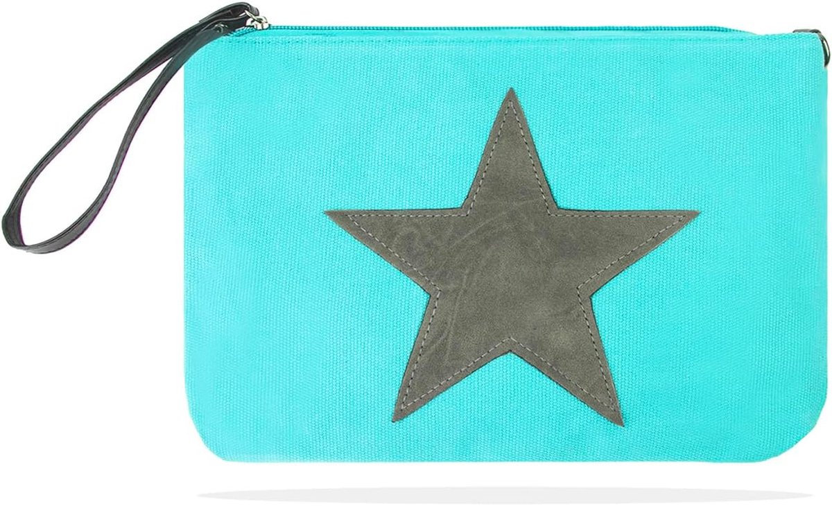 Dames Clutch Handtas met Sterrenpatroon - Verstelbare Schoudertas
