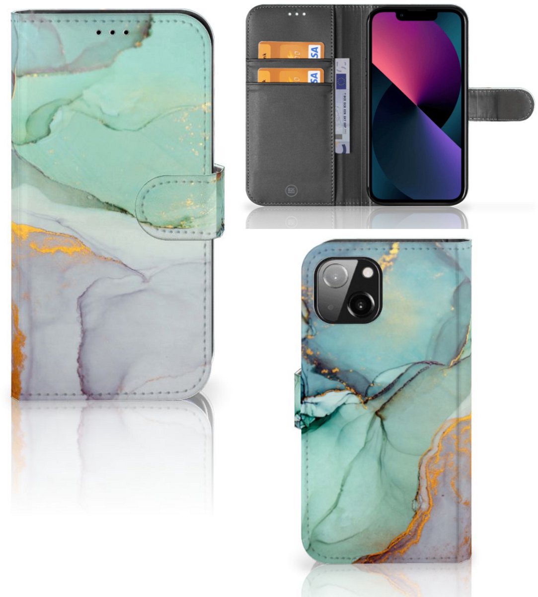 Hoesje voor Apple iPhone 13 Watercolor Mix