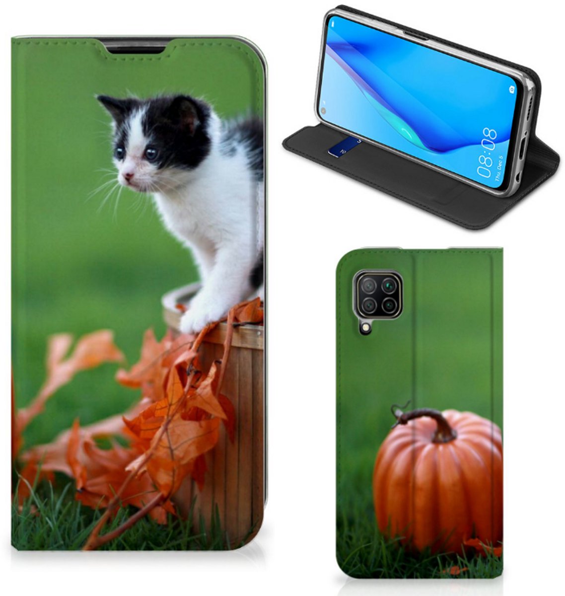 Huawei P40 Lite Hoesje maken Kitten