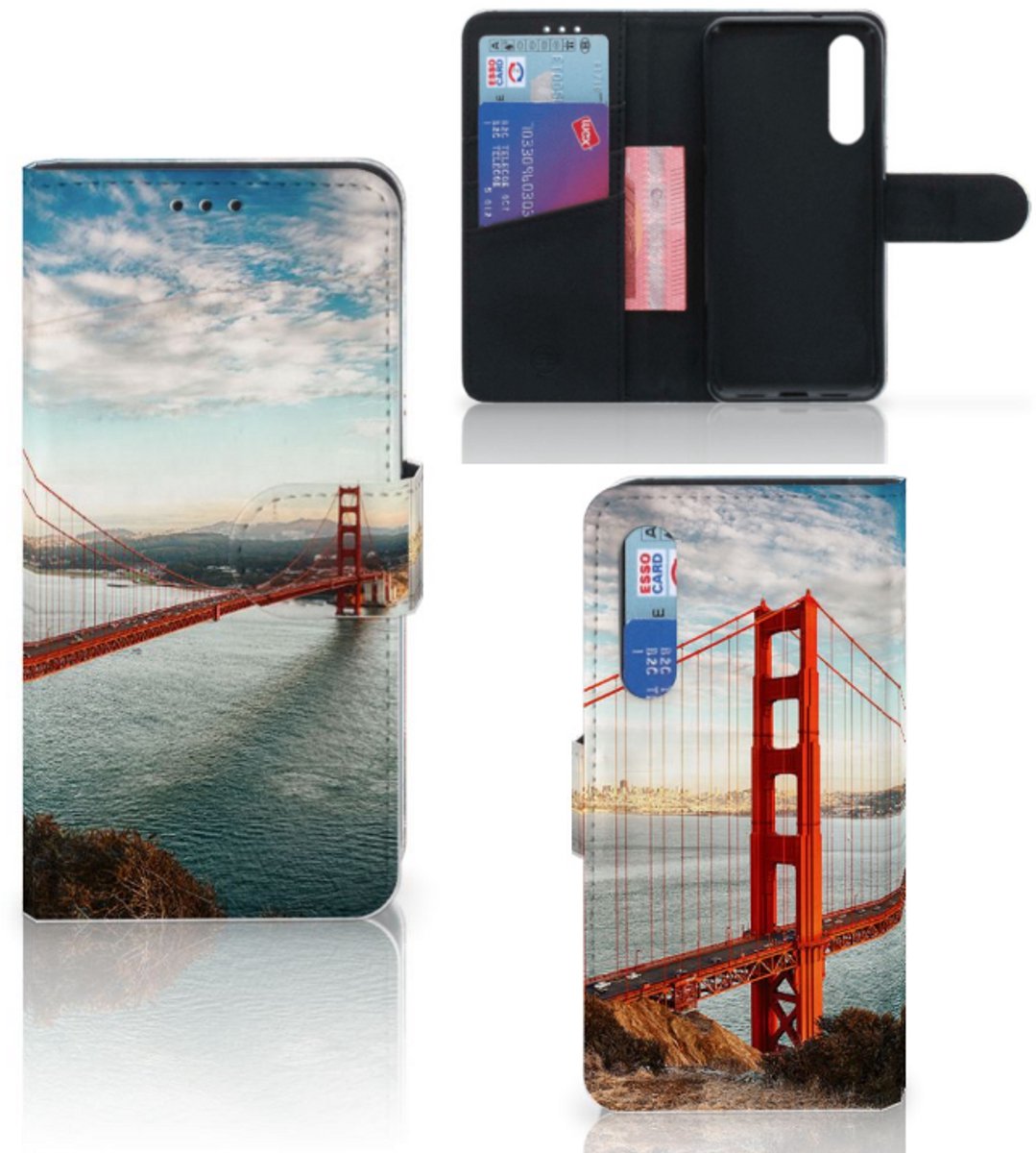 Xiaomi Mi 9 SE Flip Cover Golden Gate Bridge
