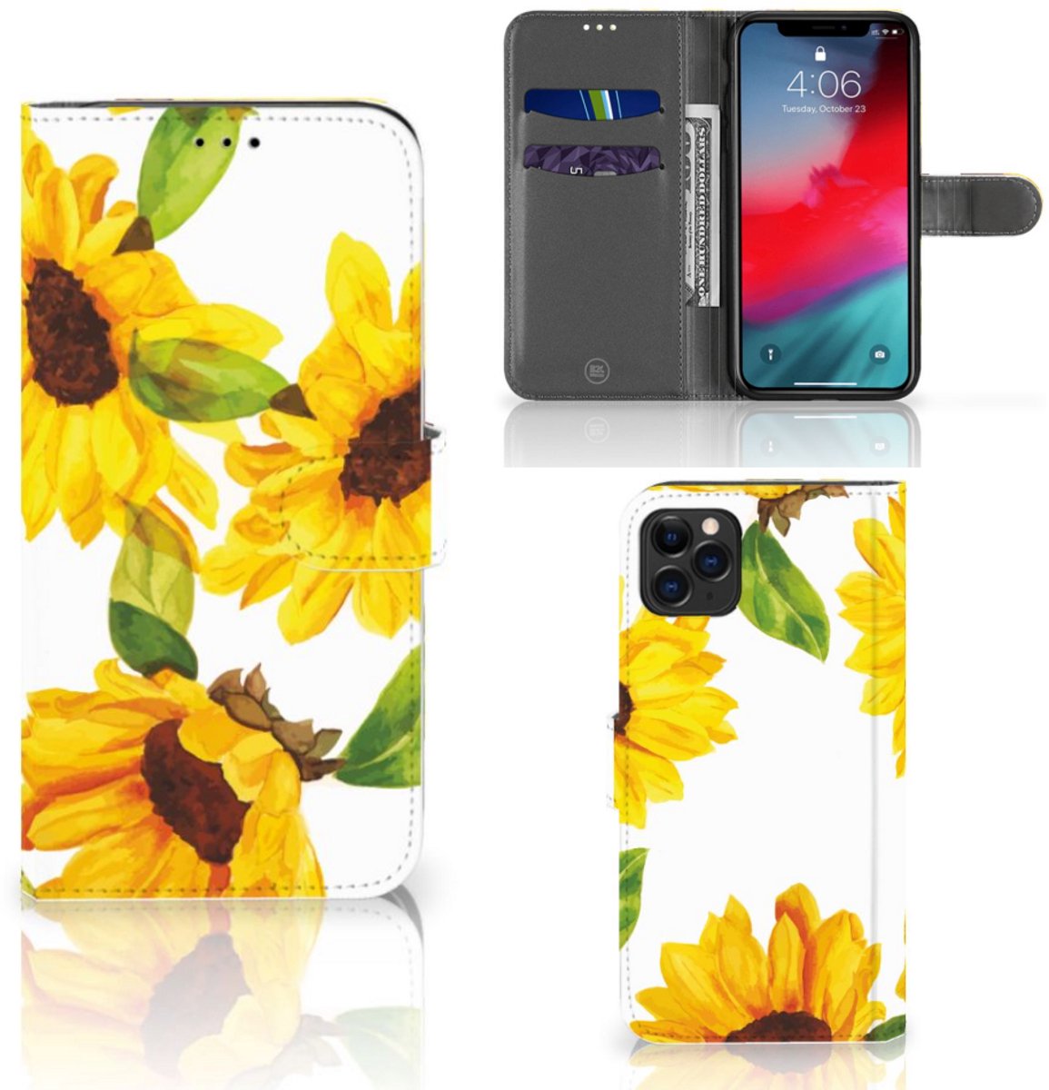 Hoesje voor Apple iPhone 11 Pro Max Zonnebloemen