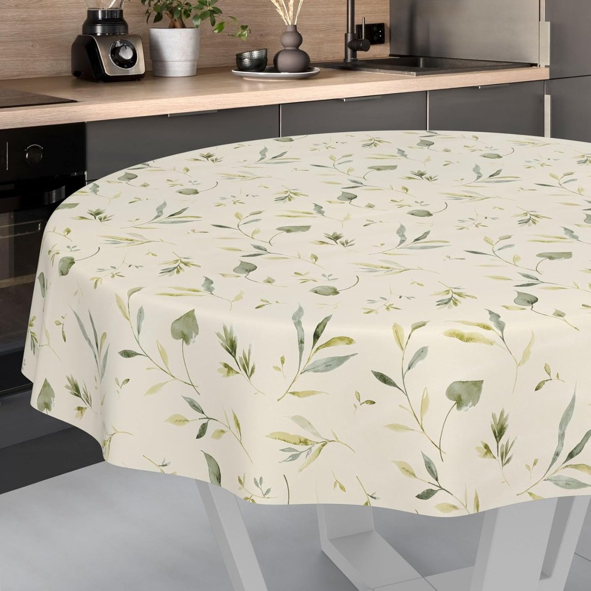 Waterafstotend Tafelkleed Rond 140 cm - Afwasbaar met Bloemenpatroon