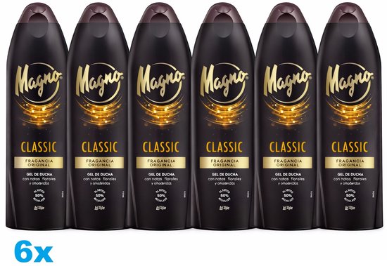 Magno Classic Original Douchegel – 6 x 600 ml – Douchegel – Voordeelverpakking