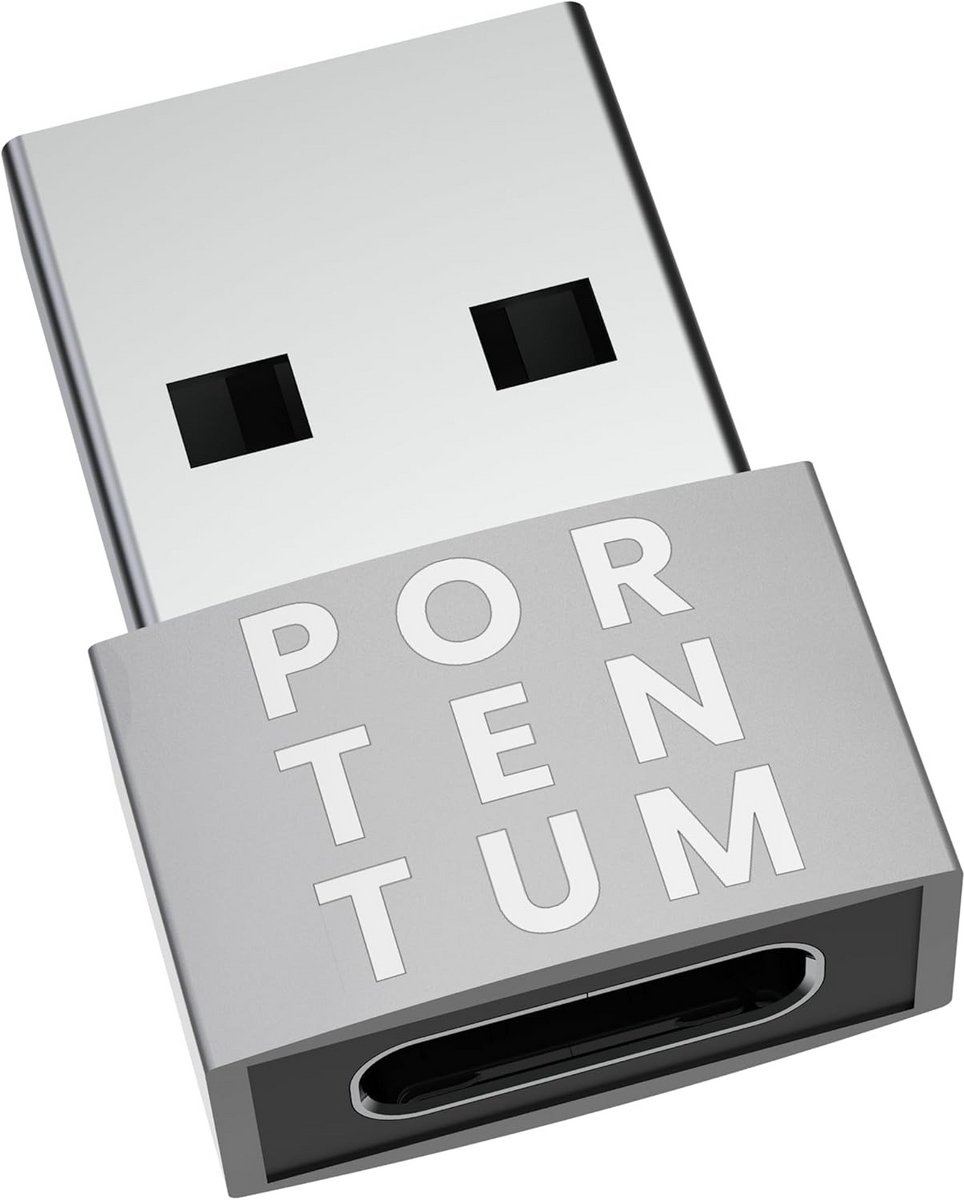 USB C naar USB Adapter - 480 MB Snelheid - Premium Zink, Lichtgewicht en Duurzaam