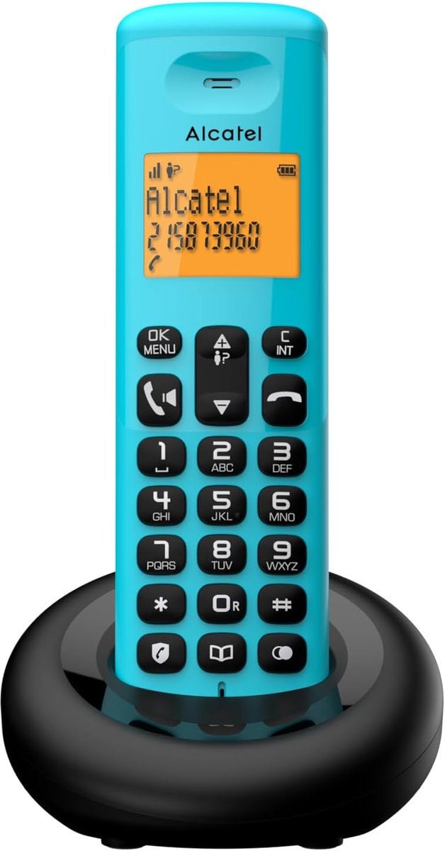 Draadloze DECT-telefoon met groot display, handsfree functie en oproepblokkeer