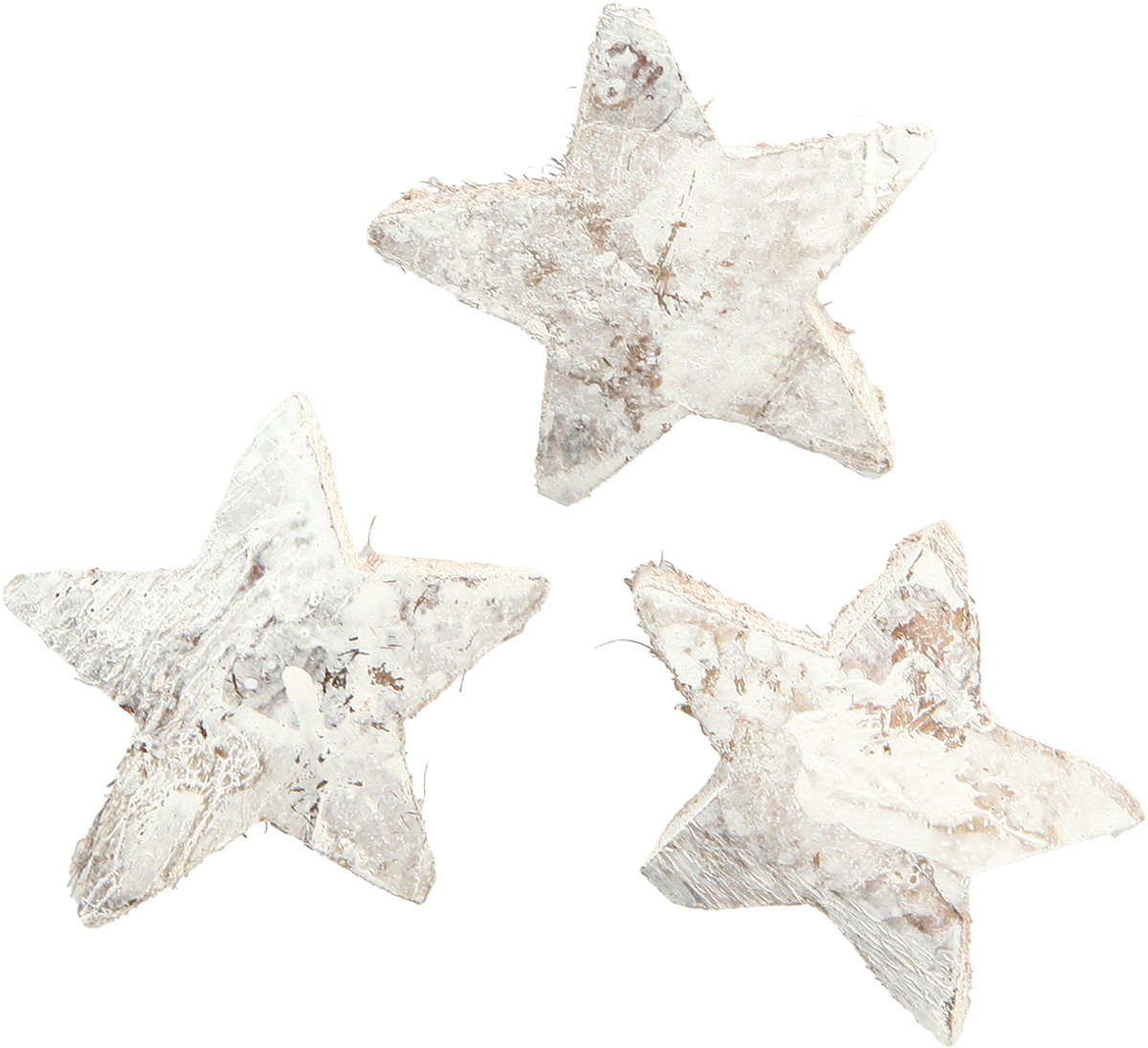 Kokosster Decoratie Kokossterren White Washed 5cm 30 st, 30 Stück