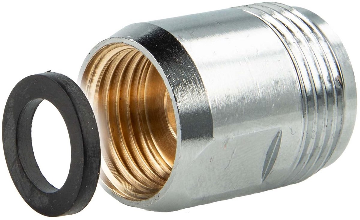 Opname-adapter voor uitlopen op armaturen 1/2 IG x 3/4 AG voor doe-het-zelvers