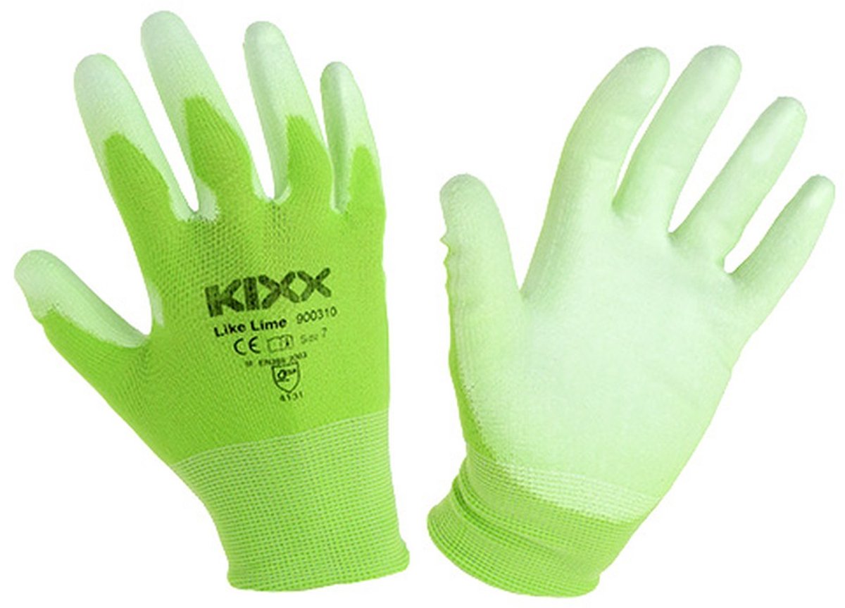 Kixx Tuinhandschoenen - Like Lime- Maat 7