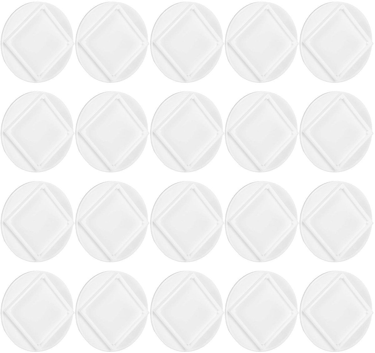 Set van 20 Herbruikbare Caps - Voor Gardyn yPod Hydroponics System - 5,2 cm Plastic Deksel